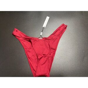 Monica Hansen Beachwear NEW Collection Bikini Bottom Nepal/Red Size XL